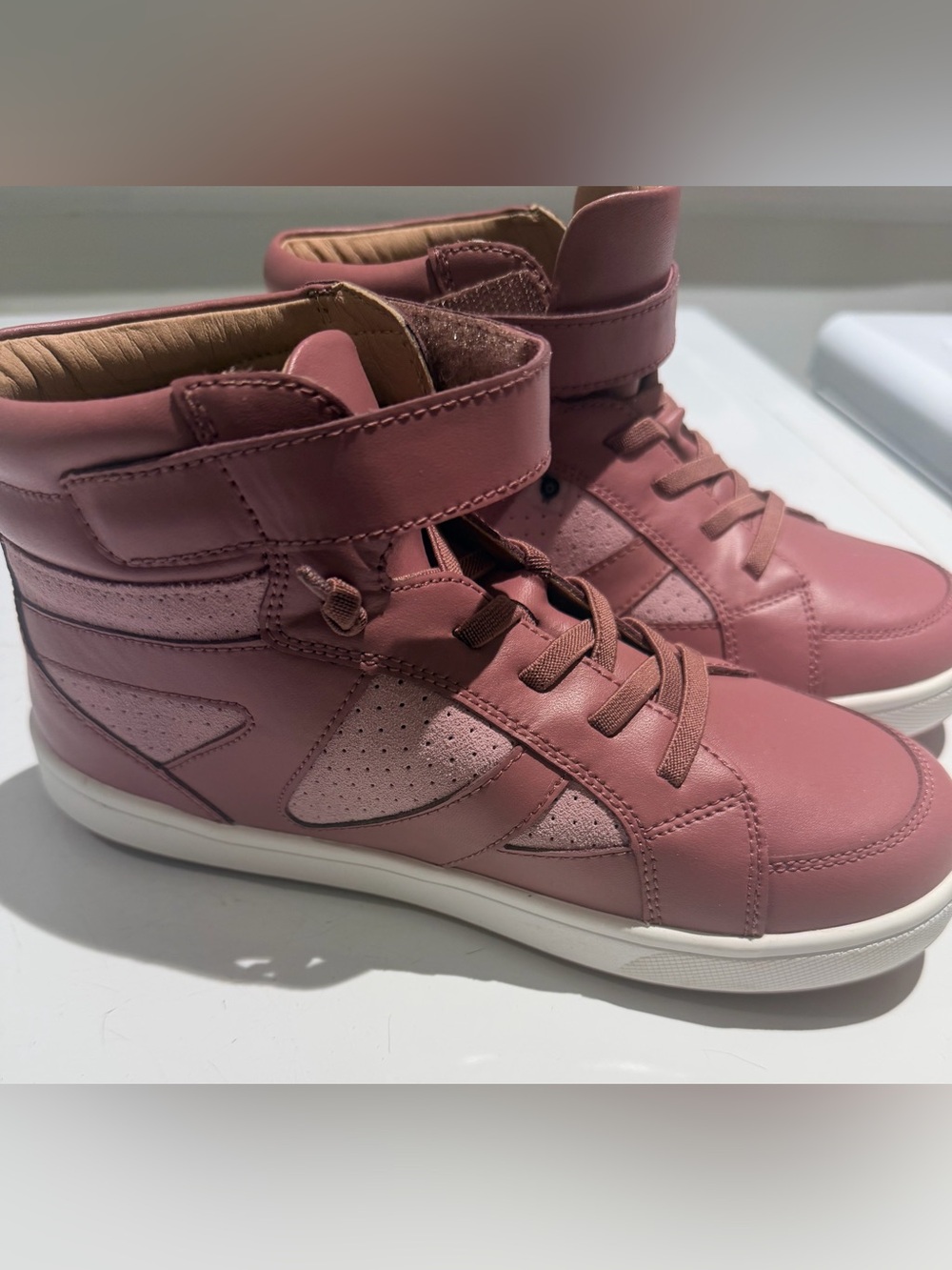 Old Soles Kids High-Top Sneakers in Dusty Rose - NEW never worn - EUR size 36